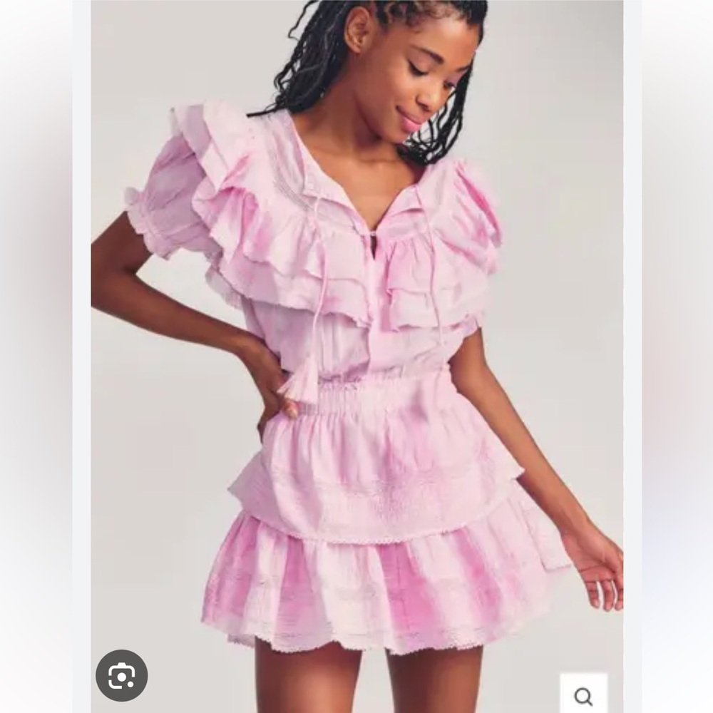 LOVESHACKFANCY LIV MINI DRESS | SIZE P |PERFECT CONDITION